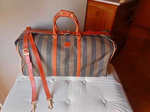 Fendi borsa viaggio - fendi, tela