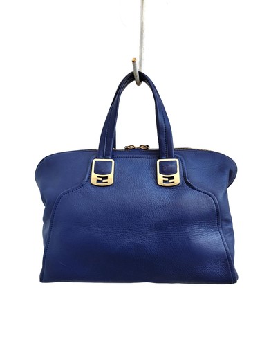 Fendi chamaleon blue leather - fendi,