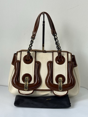 Borsa vintage fendi pelle - borsa,