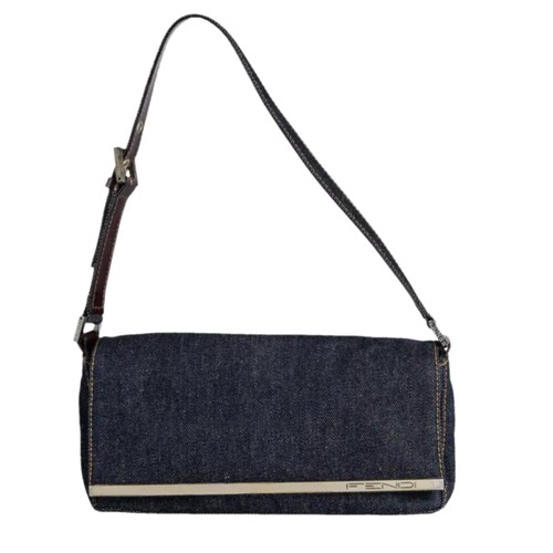 Fendi pochette vintage denim - pochette,
